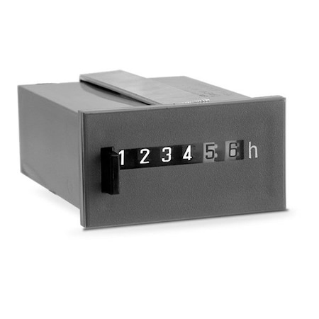 Trumeter 115/60 Rect Clmp Rst Lds Hour Meter Electromechanical Hour Meter 711-0019